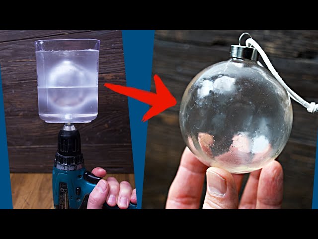 Как сделать пустой шар из эпоксидной смолы
