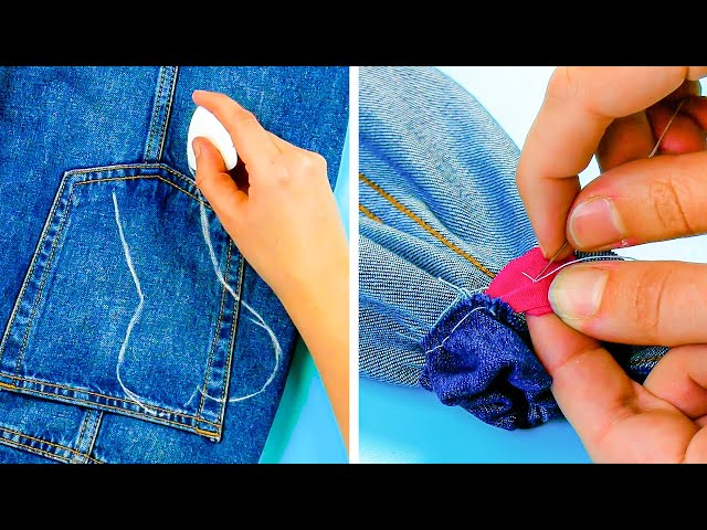 Не выбрасывайте старые джинсы! Классные идеи для апсайклинга