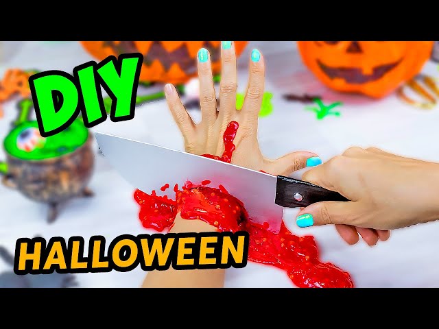 5 DIY поделки на Хэллоуин своими руками. Страшные слаймы и пранки для Halloweena