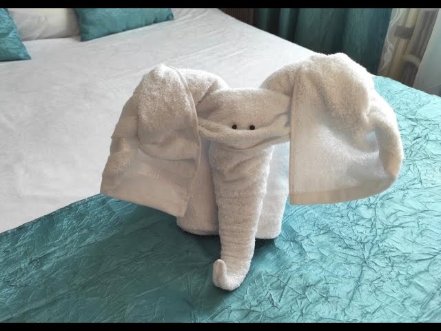 Слоник из полотенец