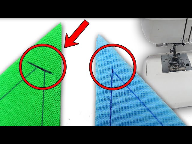 Вот в чём секрет шитья красивых углов: 3 способа техники шитья для начинающих