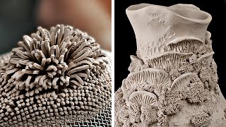 Потрясающие изделия из керамики. Успокаивающие поделки