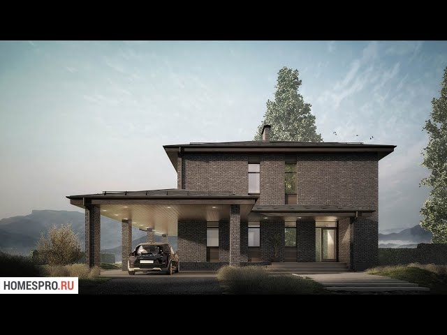 Проект двухэтажного дома VALMA-002-BA