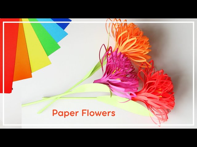Легко и красиво! Как сделать цветы из бумаги