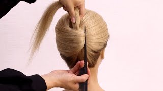 Прическа на длинные и средние волосы