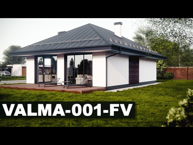 Проект одноэтажного дома VALMA-001-FV